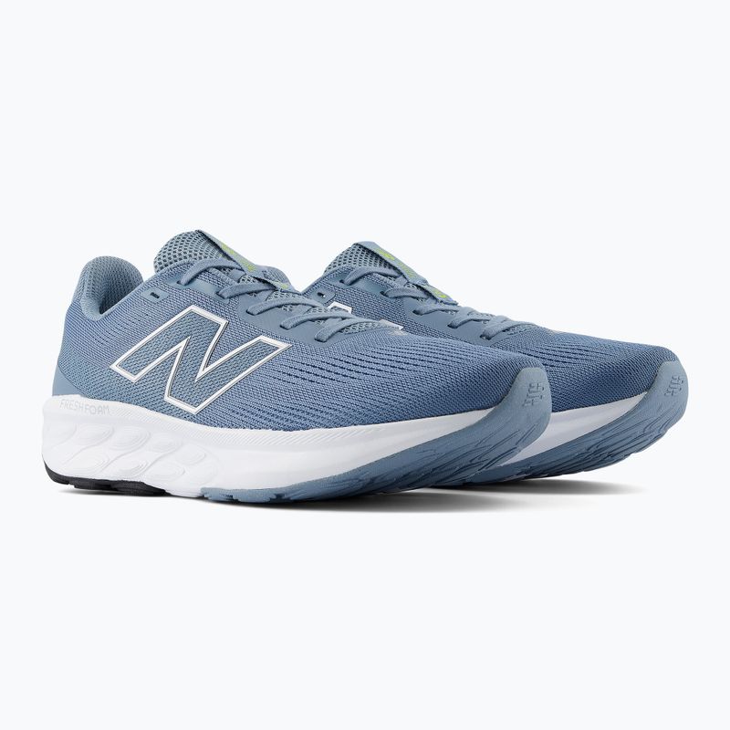 Buty do biegania męskie New Balance Fresh Foam 520's V9 zinc blue/light arctic grey/silver metallic 4