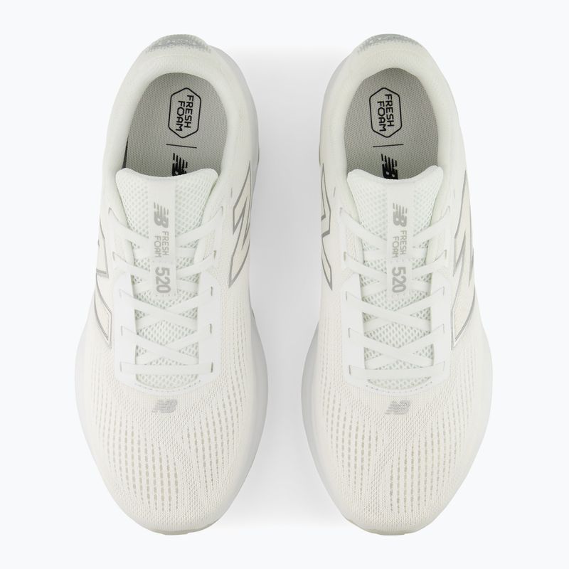 Buty do biegania męskie New Balance Fresh Foam 520's V9 white/silver metallic/satsuma orange 7