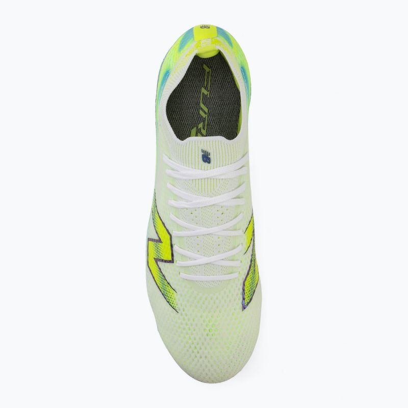 Buty piłkarskie New Balance Furon Elite V9 FG white/alkaline green 5