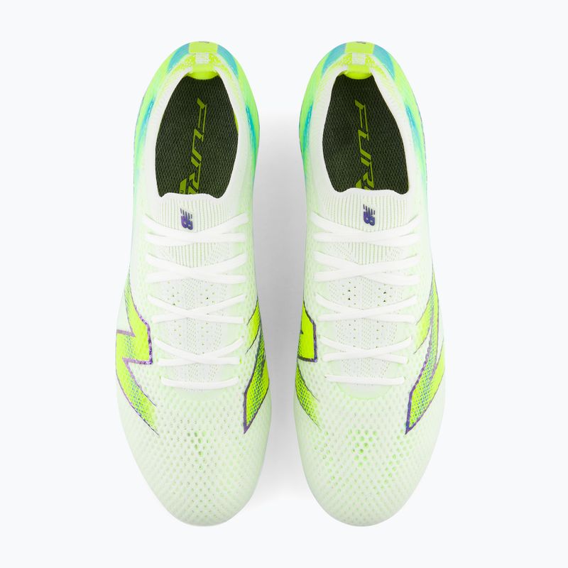 Buty piłkarskie New Balance Furon Elite V9 FG white/alkaline green 4