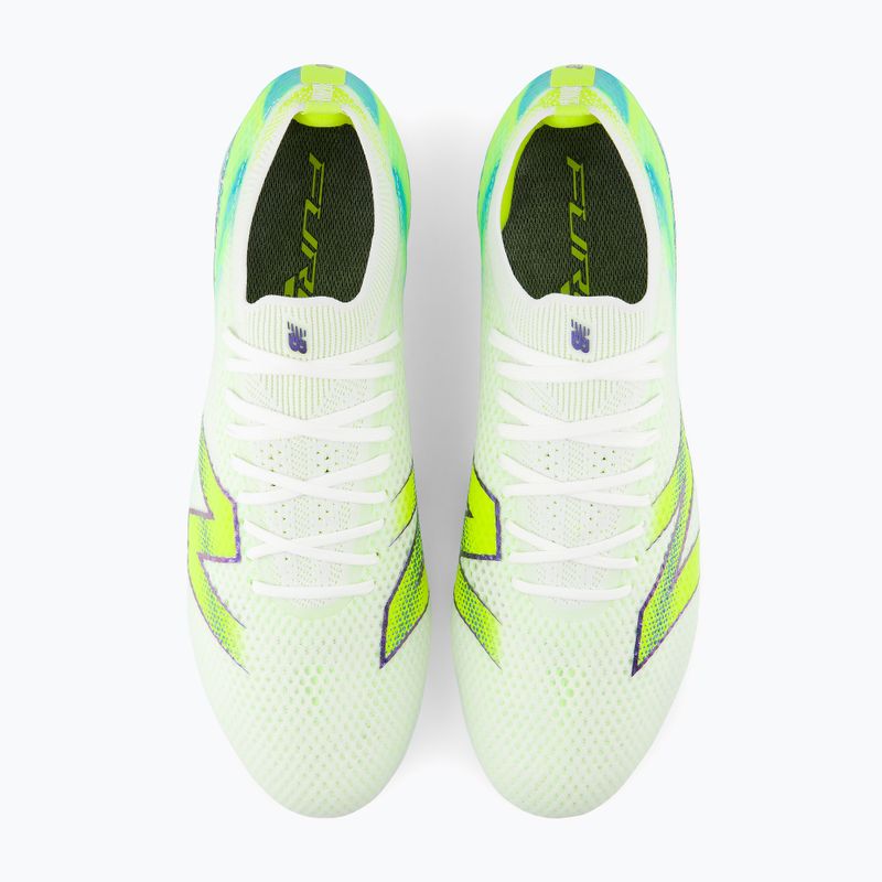 Buty piłkarskie New Balance Furon Elite V9 SG white/alkaline green 5