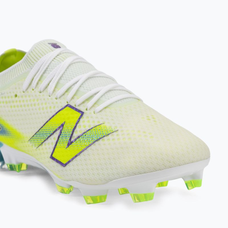 Buty piłkarskie New Balance Furon Pro V9 FG white/alkaline green 7
