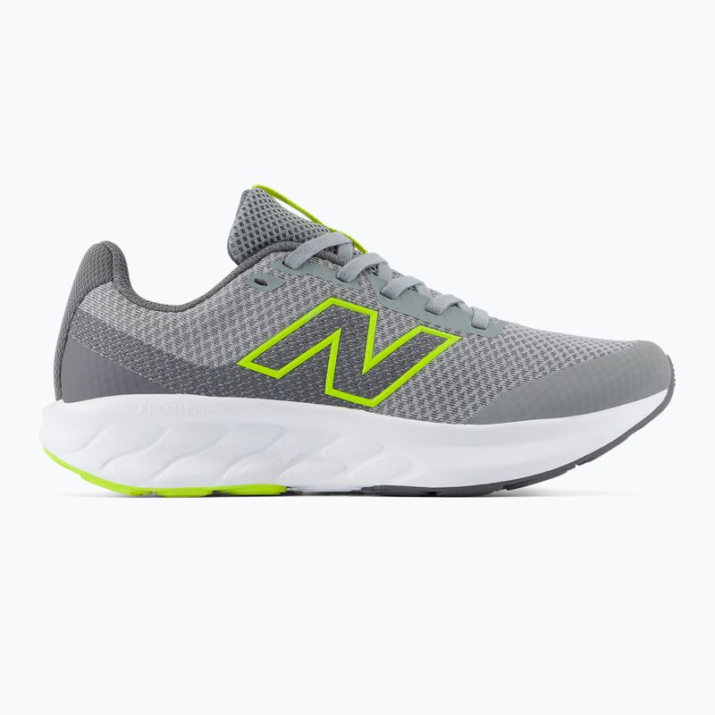 Buty do biegania dziecięce New Balance 520's Lace V9 grey matter/Ssate grey/alkaline green 2