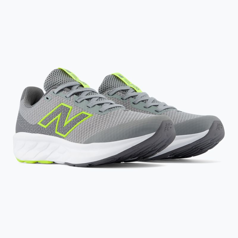 Buty do biegania dziecięce New Balance 520's Lace V9 grey matter/Ssate grey/alkaline green 4