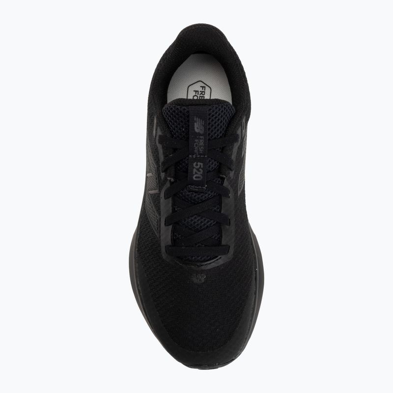 Buty do biegania dziecięce New Balance 520's Lace V9 black/black/black 5
