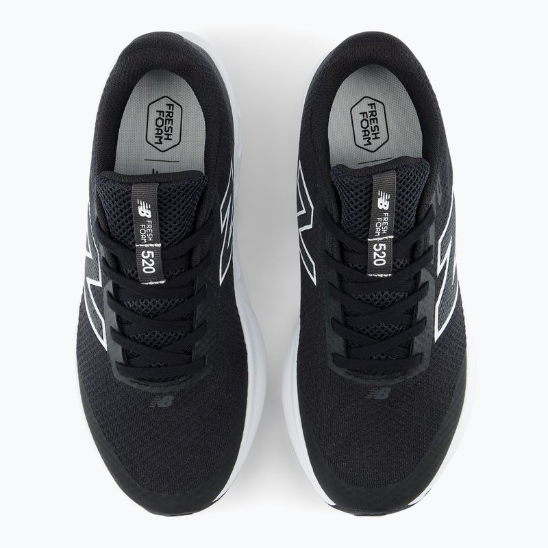 Buty do biegania dziecięce New Balance 520's Lace V9 black/white/black 7