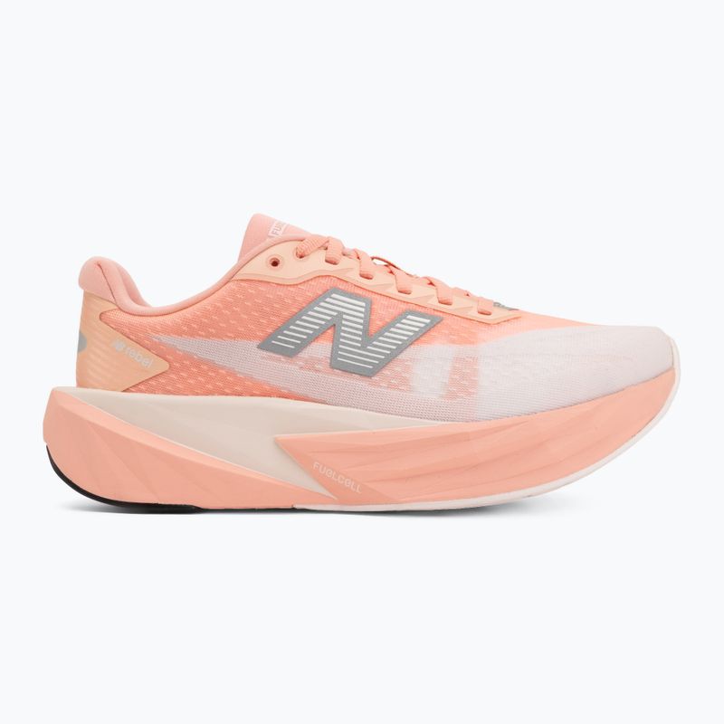 Buty do biegania damskie New Balance FuelCell Rebel V5 pink lemonade/pink salt 2