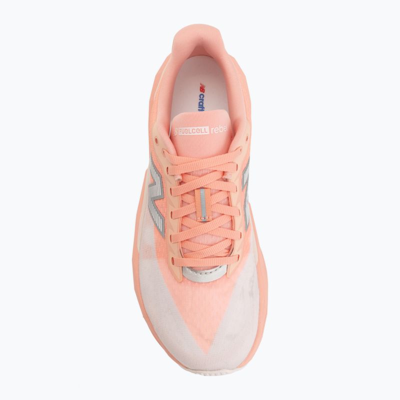 Buty do biegania damskie New Balance FuelCell Rebel V5 pink lemonade/pink salt 5