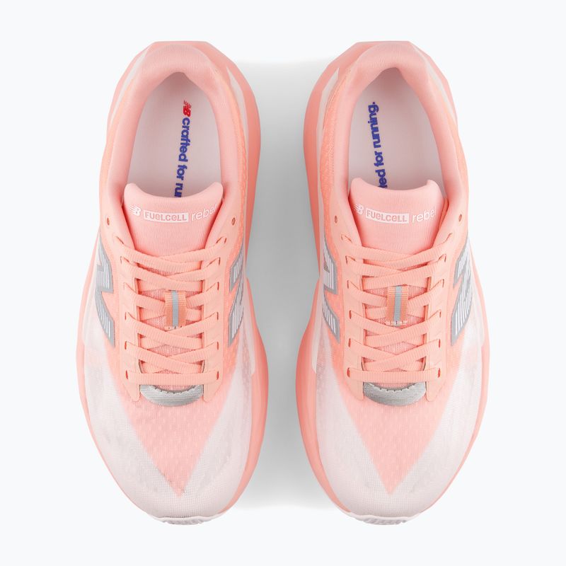 Buty do biegania damskie New Balance FuelCell Rebel V5 pink lemonade/pink salt 5