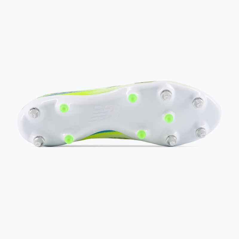 Buty piłkarskie New Balance Furon Pro V9 SG white/alkaline green 4