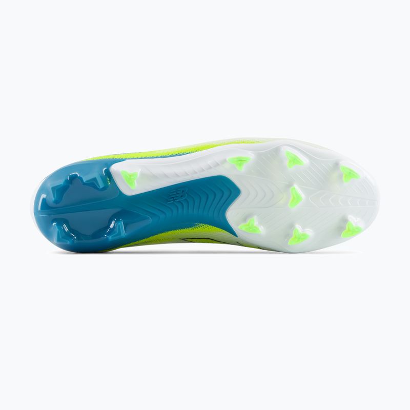 Buty piłkarskie New Balance Furon Team V9 FG white/alkaline green 3