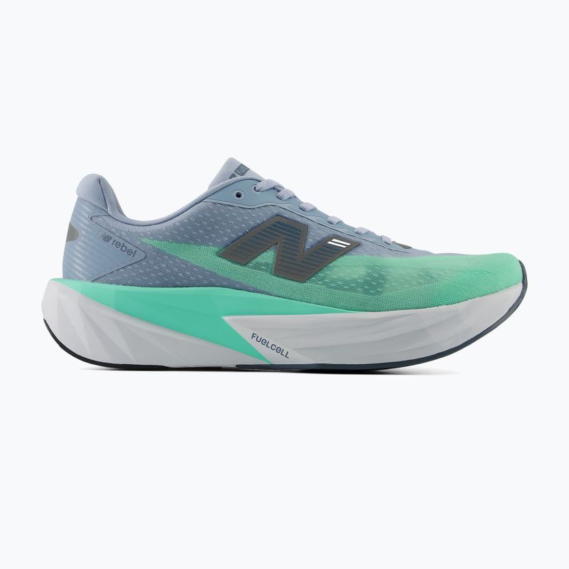 Buty do biegania męskie New Balance FuelCell Rebel V5 light arctic grey/bright mint 2