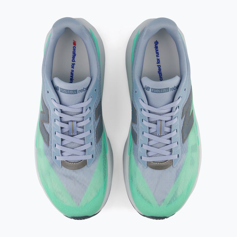 Buty do biegania męskie New Balance FuelCell Rebel V5 light arctic grey/bright mint 5