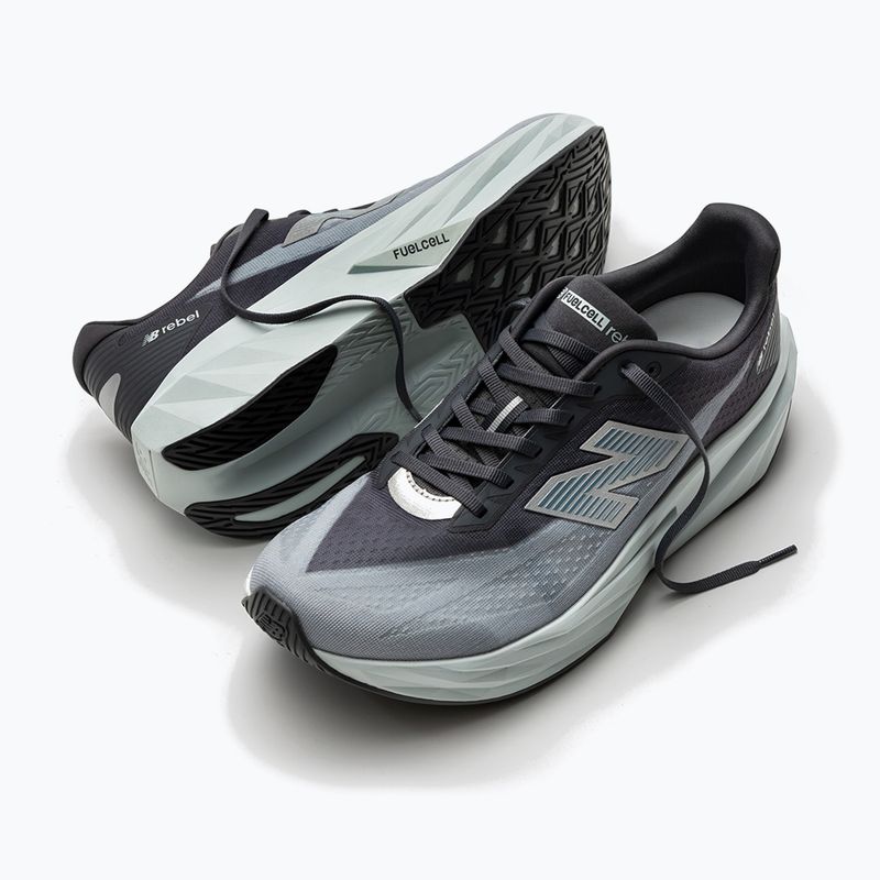 Buty do biegania męskie New Balance FuelCell Rebel V5 magnet/light zinc blue 2
