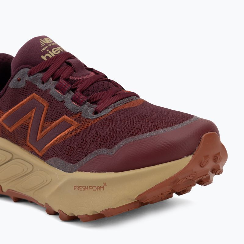 Buty do biegania męskie New Balance Fresh Foam X Hierro V9 mulled wine/neo flame 7