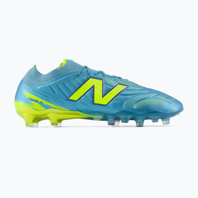 Buty piłkarskie New Balance Tekela Elite Low V5 FG metallic blue/alkaline green/team navy 2