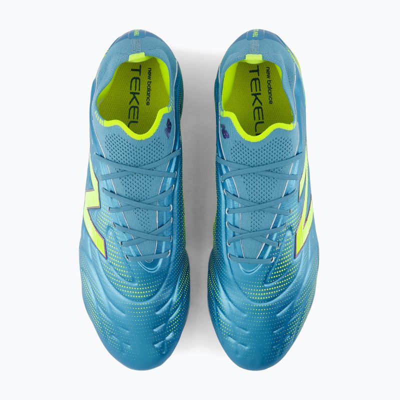 Buty piłkarskie New Balance Tekela Elite Low V5 FG metallic blue/alkaline green/team navy 5