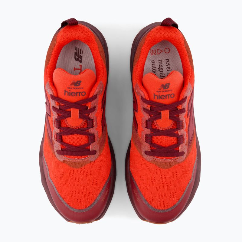 Buty do biegania męskie New Balance Fresh Foam Hierro V9 neo flame/mulled wine 4
