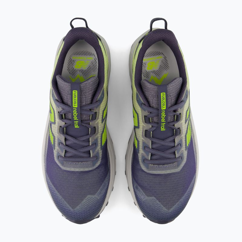 Buty do biegania męskie New Balance Rebel Trail V1 arctic grey/alkaline green 4