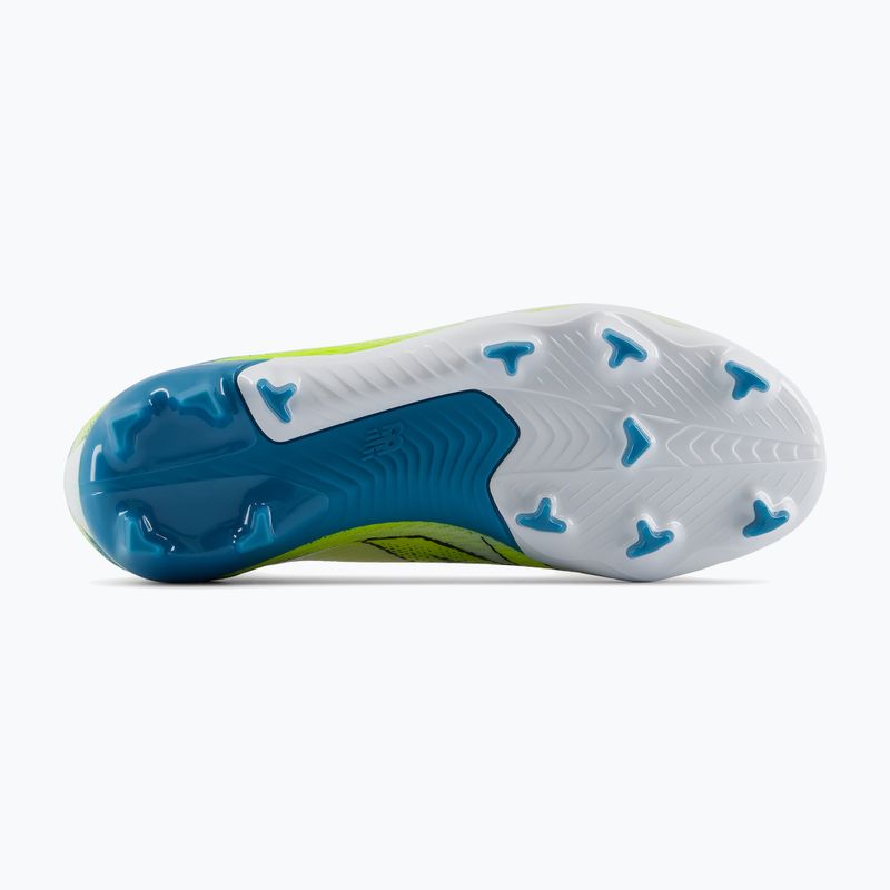 Buty piłkarskie dziecięce New Balance Furon Team V9 FG white/alkaline green 5