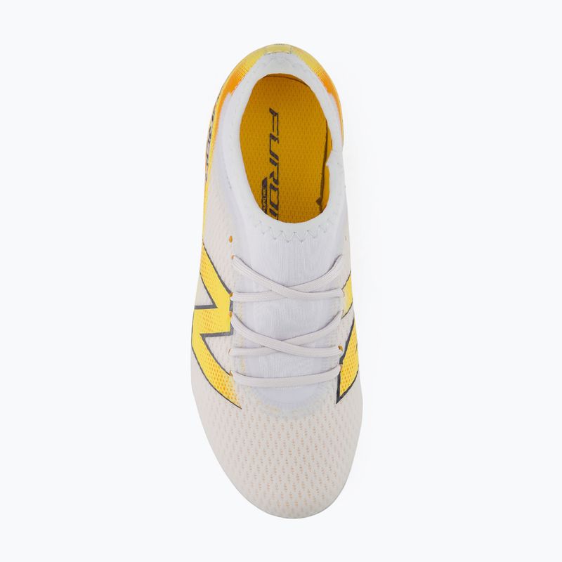 Buty piłkarskie dziecięce New Balance Furon Team V9 FG fresh air/satsuma orange 2