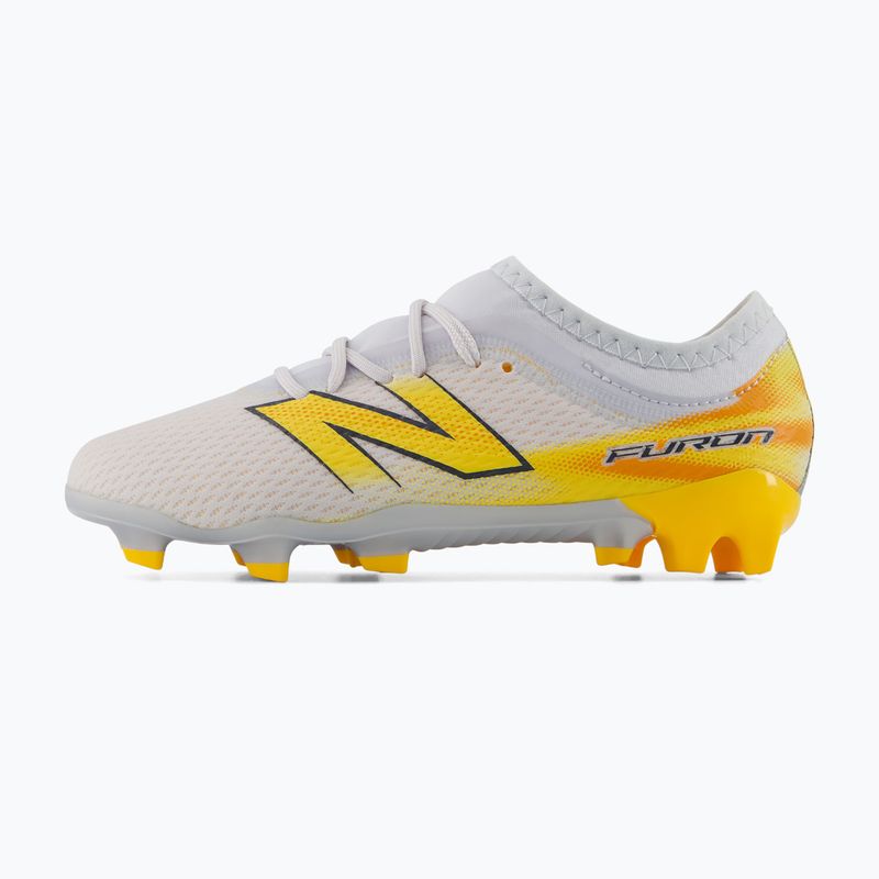 Buty piłkarskie dziecięce New Balance Furon Team V9 FG fresh air/satsuma orange 3