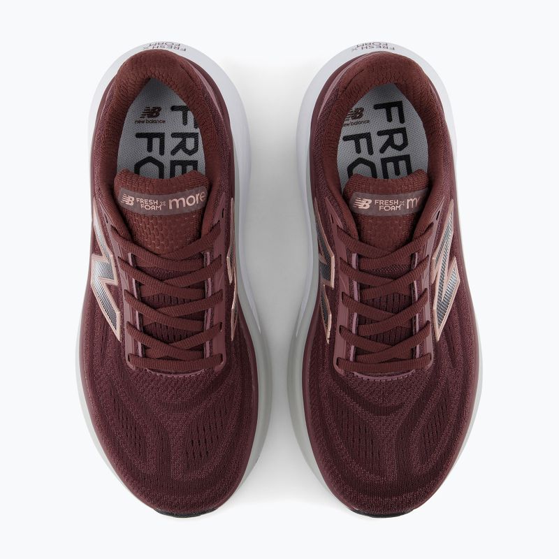 Buty do biegania damskie New Balance Fresh Foam More V6 cherry leather/fast track 5