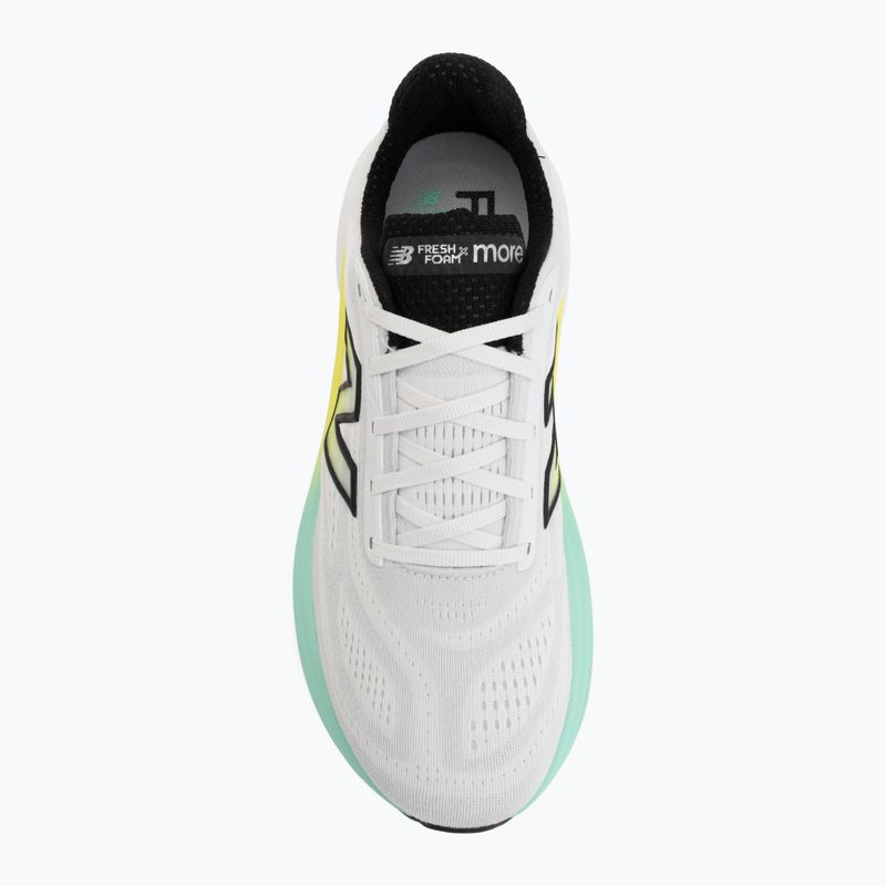 Buty do biegania męskie New Balance Fresh Foam More V6 white/bright mint 5