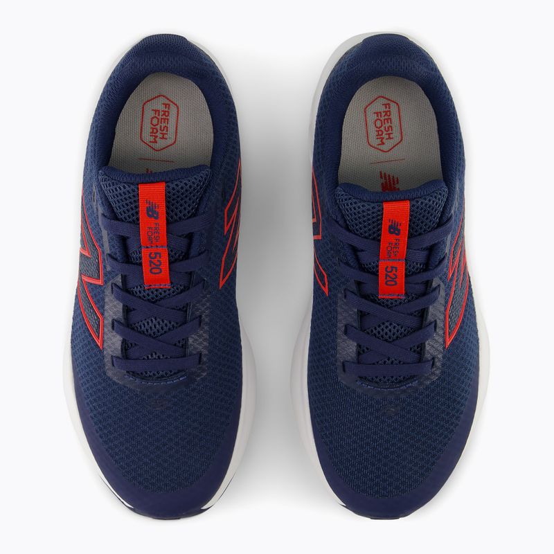 Buty do biegania dziecięce New Balance 520's Lace V9 nb navy/true red 7