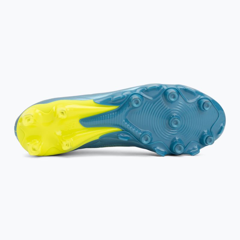 Buty piłkarskie New Balance Tekela Team Low V5 FG metallic blue/alkaline green/team navy 4