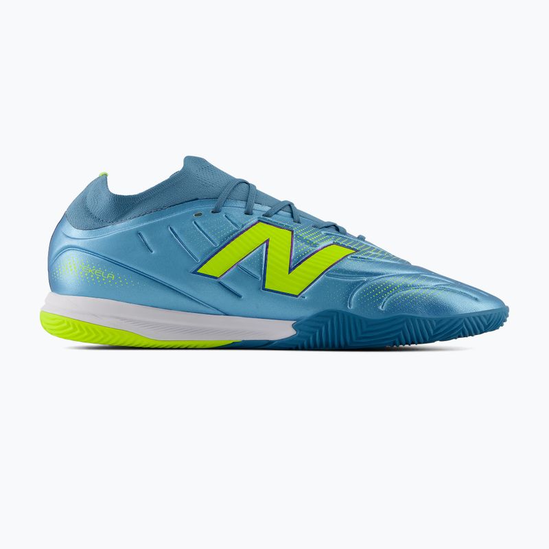 Buty piłkarskie New Balance Tekela Team Low V5 IN metallic blue/alkaline green/team navy 2