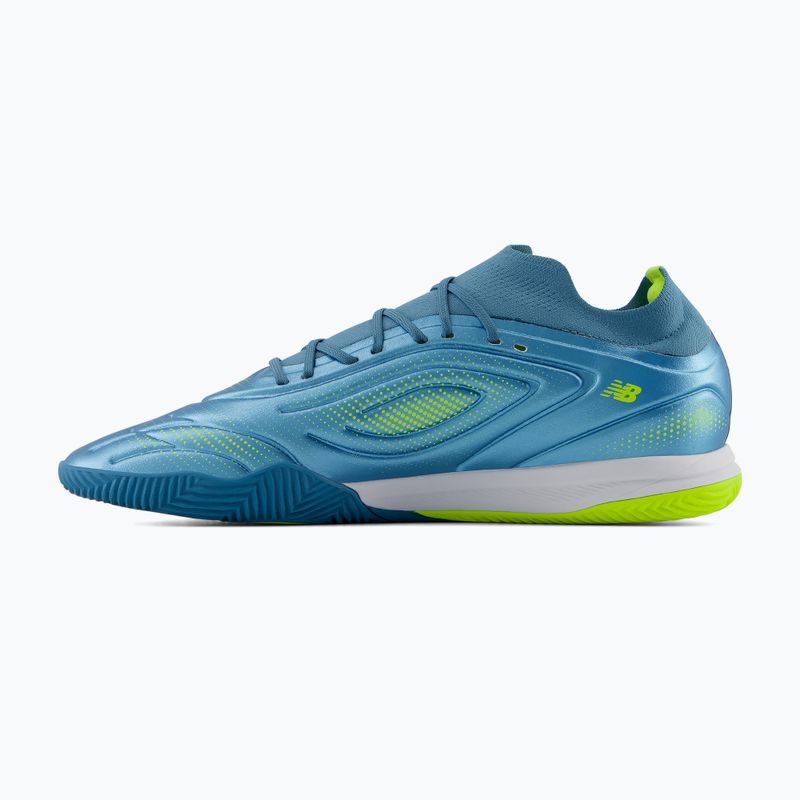 Buty piłkarskie New Balance Tekela Team Low V5 IN metallic blue/alkaline green/team navy 3