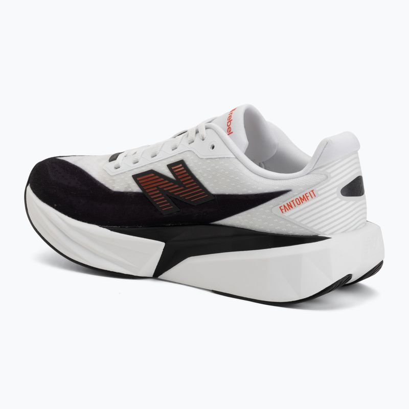 Buty do biegania męskie New Balance FuelCell Rebel V5 white/neo flame 3