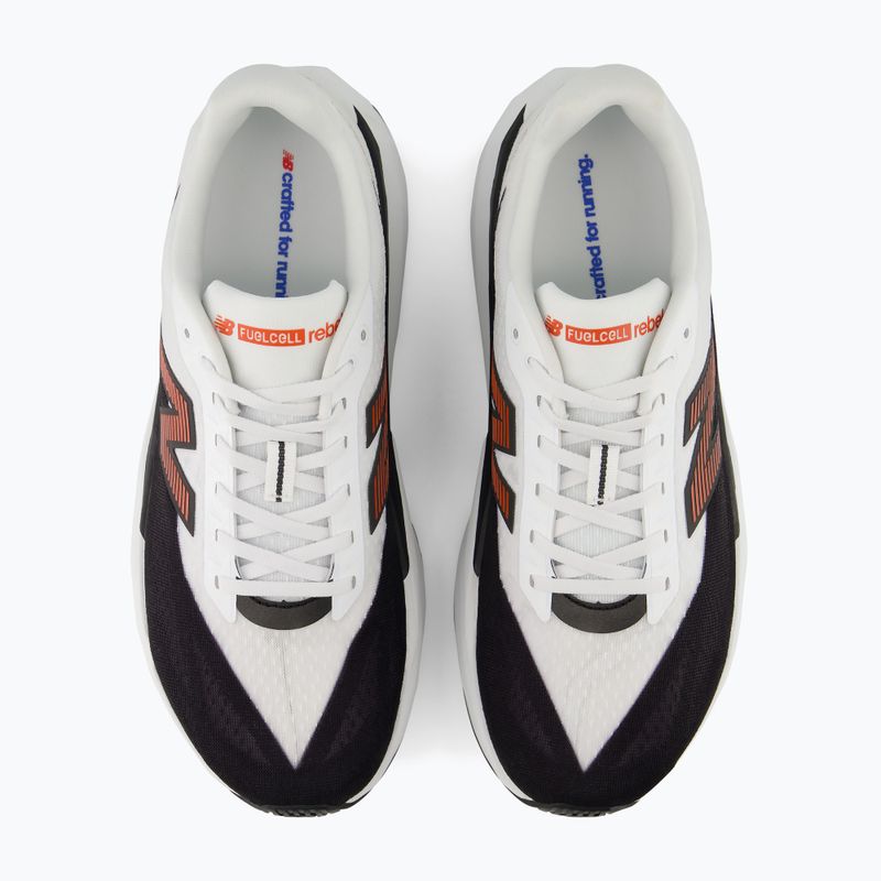 Buty do biegania męskie New Balance FuelCell Rebel V5 white/neo flame 5