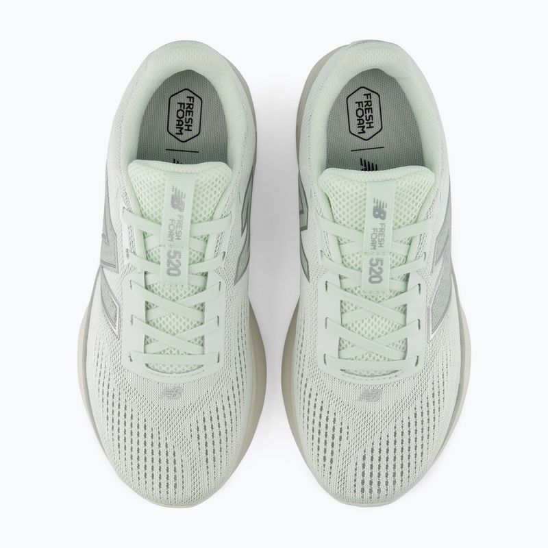 Buty do biegania damskie New Balance Fresh Foam 520's V9 mint water/lone star grey/silver metallic 5