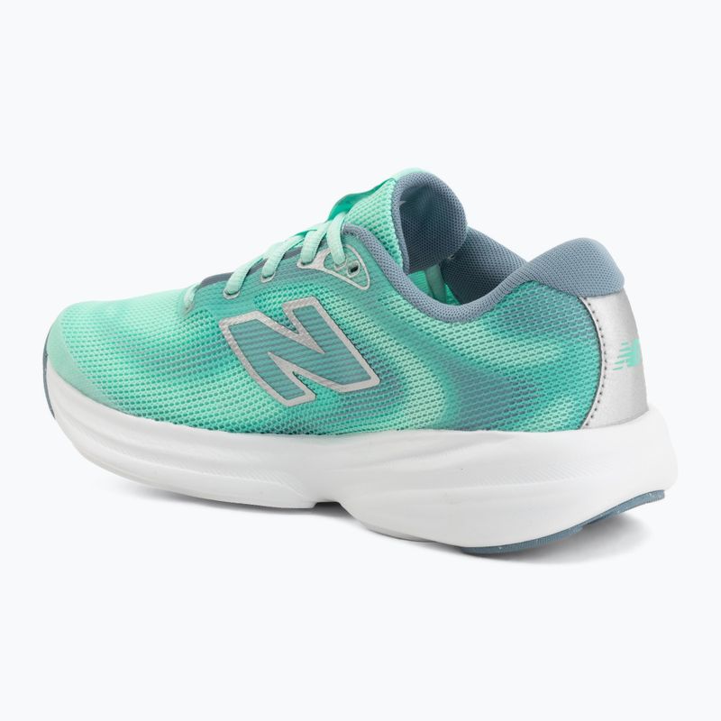 Buty do biegania damskie New Balance 411's V4 bright mint/zinc blue/silver metallic 3