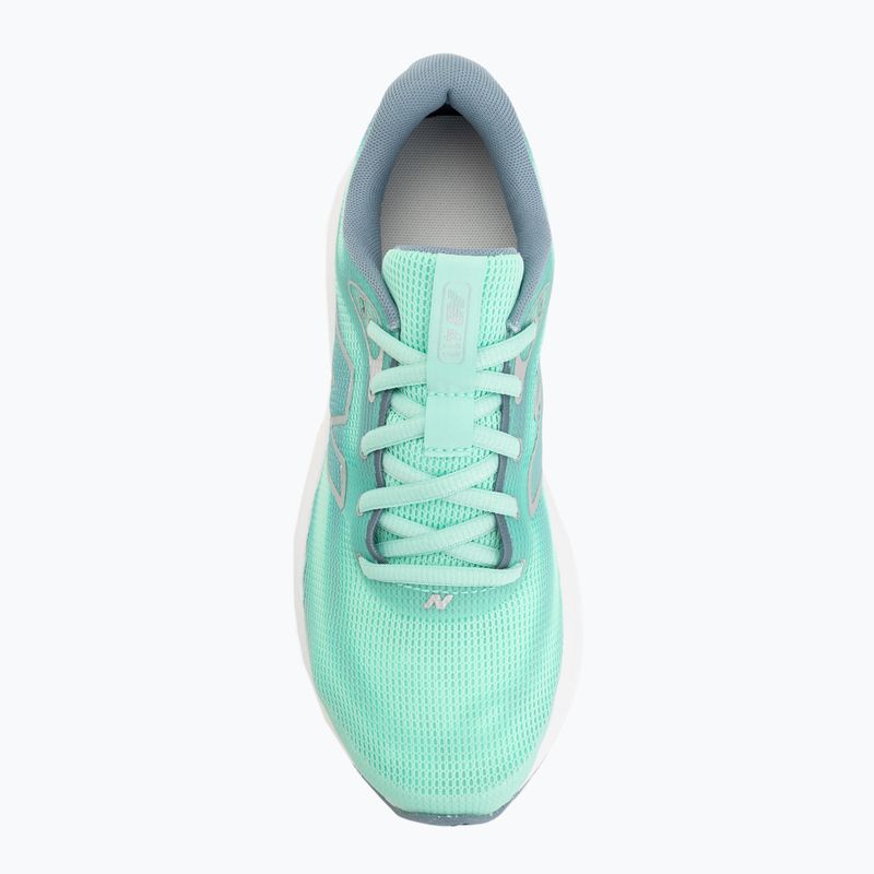 Buty do biegania damskie New Balance 411's V4 bright mint/zinc blue/silver metallic 5