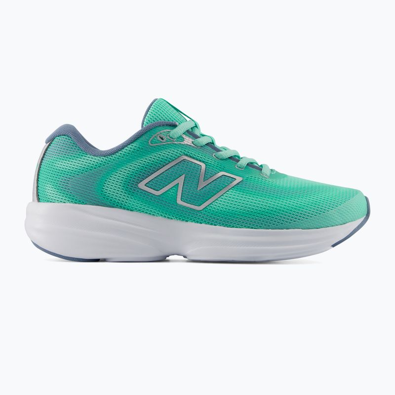 Buty do biegania damskie New Balance 411's V4 bright mint/zinc blue/silver metallic 2