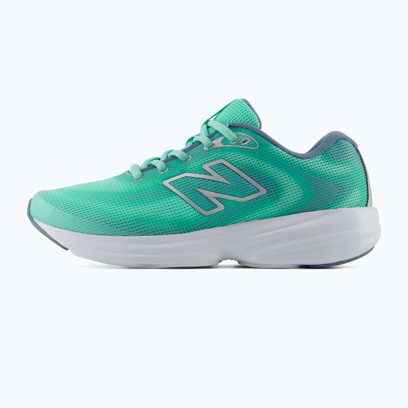 Buty do biegania damskie New Balance 411's V4 bright mint/zinc blue/silver metallic 3