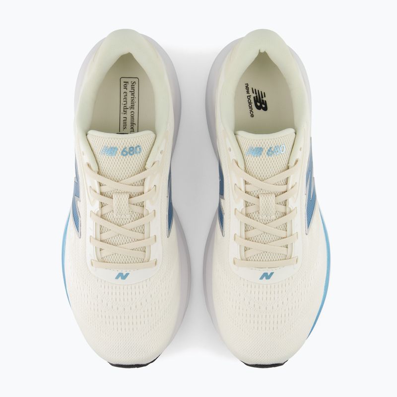 Buty do biegania damskie New Balance Fresh Foam 680's V9 sea salt/altitude metallic/white 5