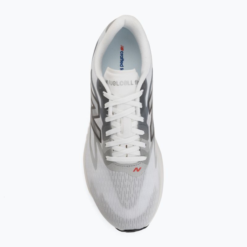 Buty do biegania męskie New Balance FuelCell Flite-R V1 white/slate grey/neo flame 5