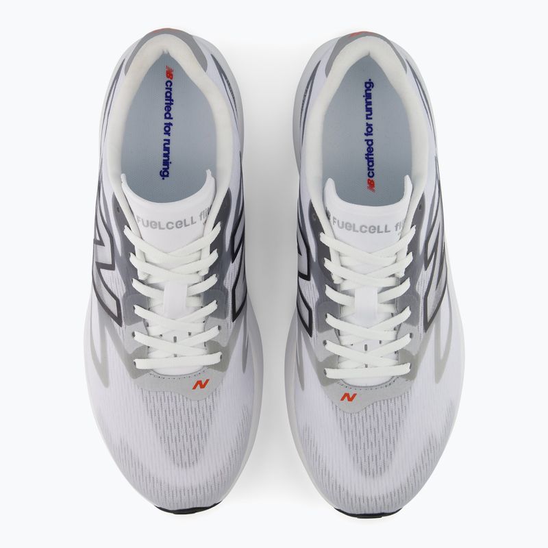 Buty do biegania męskie New Balance FuelCell Flite-R V1 white/slate grey/neo flame 7
