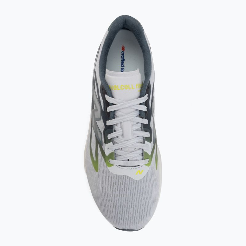 Buty do biegania męskie New Balance FuelCell Flite-R V1 fresh air/shadow blue/alkaline green 5