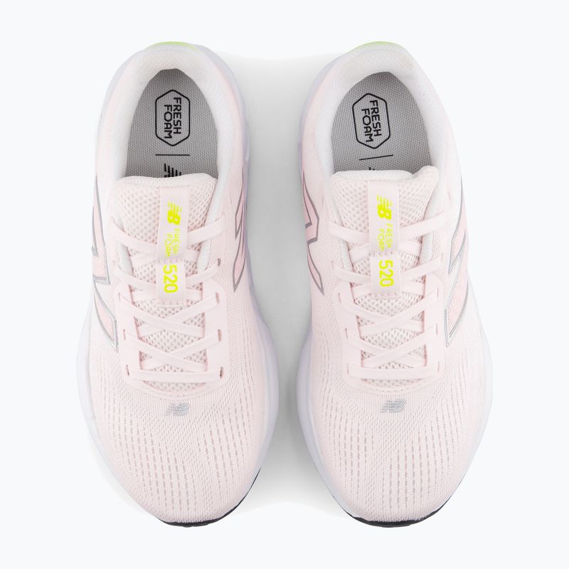 Buty do biegania damskie New Balance Fresh Foam 520's V9 pink salt/pink granite/silver metallic 5