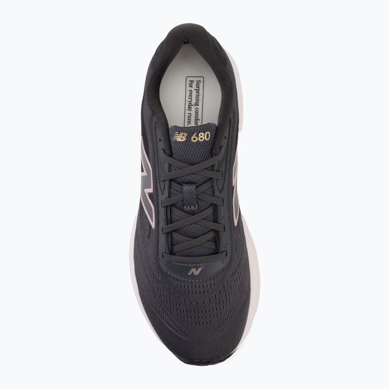 Buty do biegania damskie New Balance Fresh Foam 680's V9 black cement/pink salt 5