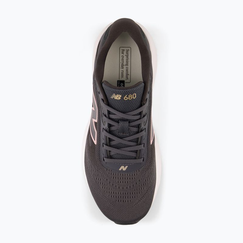 Buty do biegania damskie New Balance Fresh Foam 680's V9 black cement/pink salt 5