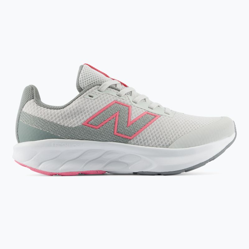 Buty do biegania dziecięce New Balance 520's Lace V9 grey matter/signal pink 2