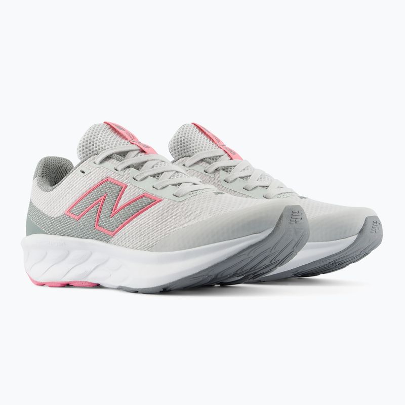 Buty do biegania dziecięce New Balance 520's Lace V9 grey matter/signal pink 4
