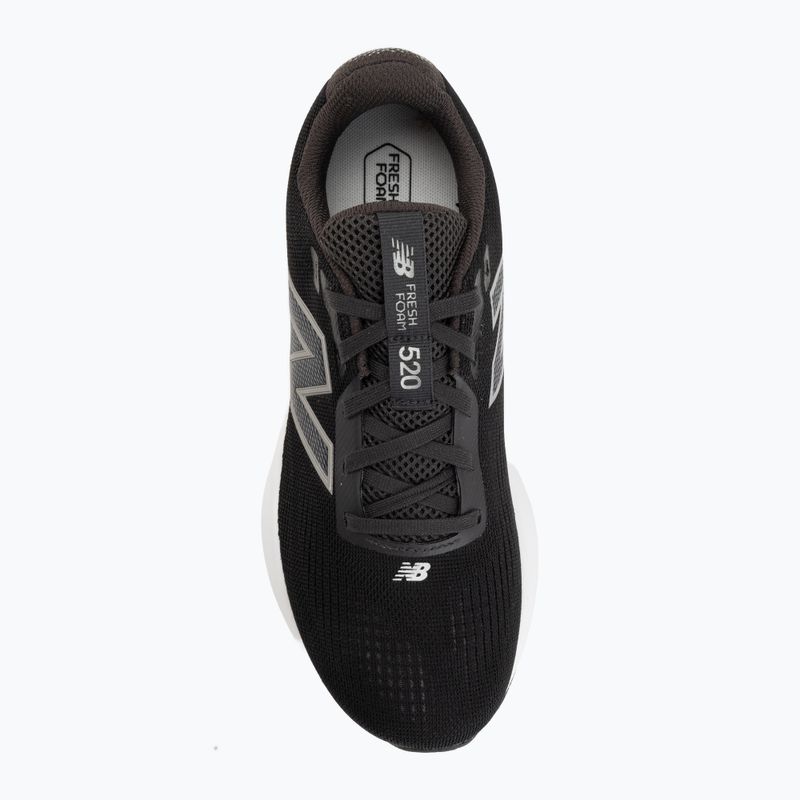 Buty do biegania damskie New Balance Fresh Foam 520's V9 black cement/dark silver metallic/pink salt 5
