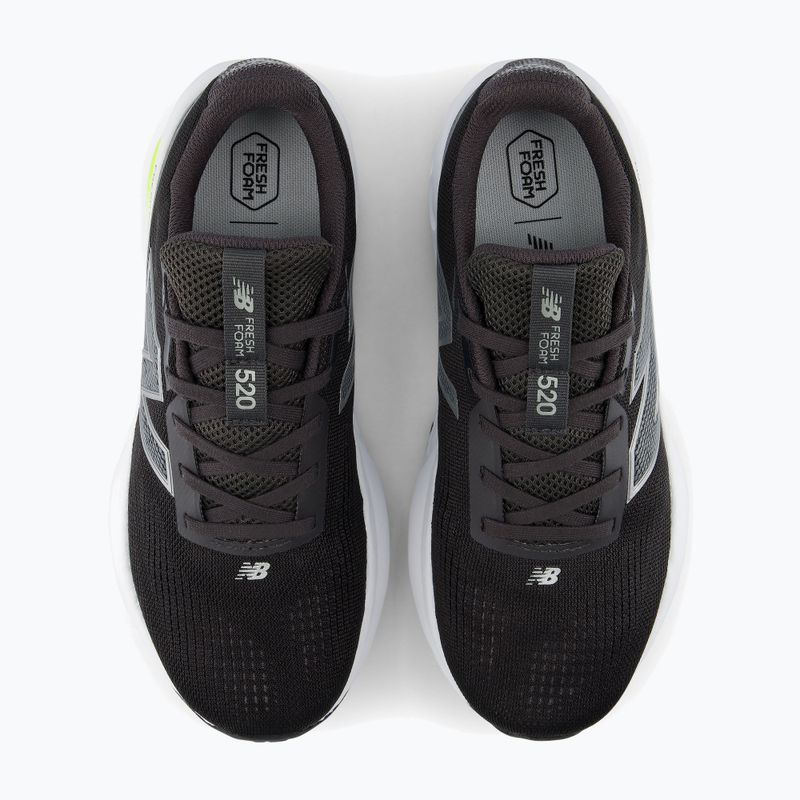 Buty do biegania damskie New Balance Fresh Foam 520's V9 black cement/dark silver metallic/pink salt 5